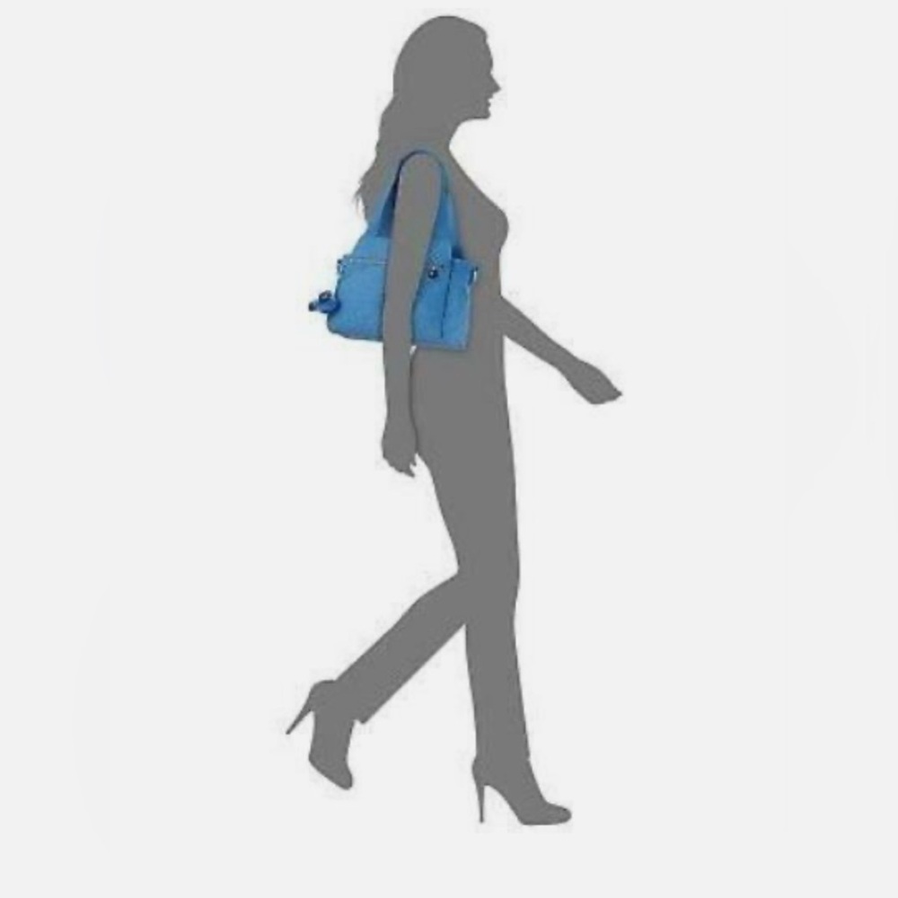 Kipling Elysian Satchel Blue Beam Shoulder Crossbody Bag - Picture 3 of 16